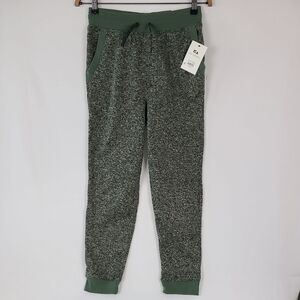 NEW Free Assembly Youth Green Fleece Cargo Joggers Pants SZ XL (14/16) NWT